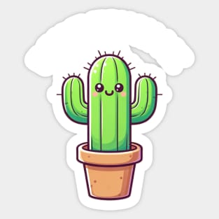 Don't Touch Me Cactus Sticker